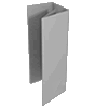 Hochglanz-UV-Lack Faltblatt, gefalzt auf 10,5 cm x 29,7 cm, 8-seiter (Wickelfalz)