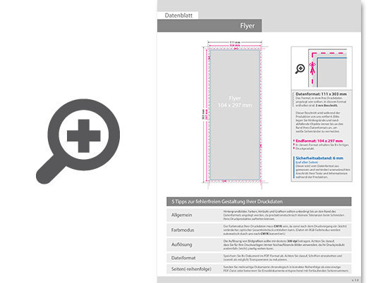 Product Bild flyer_10_4_cm_x_29_7_cm__einseitig_bedruckt